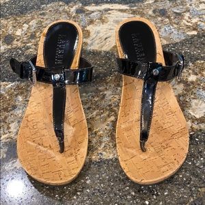 Lauren Ralph Lauren wedge 3 ½” heel ½” platform